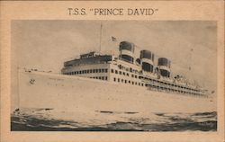 T. S. S. Prince David Postcard