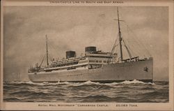 Royal Mail Motorship "Carnarvon Castle" Postcard