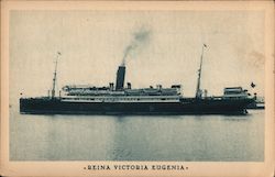 Reina Victoria Eugenia Steamers Postcard Postcard Postcard