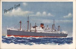 Prince Line Steamers Postcard Postcard Postcard