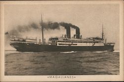 "Magallanes",Comania Trasatlantica Espanola Steamers Postcard Postcard Postcard