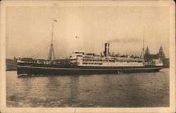 Co. Cyp. Fabre: S. S. "Alesia" Steamers Postcard Postcard Postcard