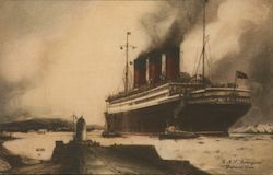 R. M. S. Kerengaria, Cunard Lines Postcard