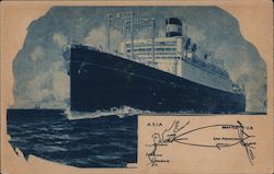 Dollar Steamship Line Postcard