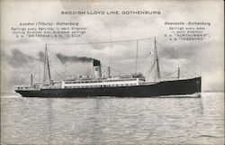 Swedish Lloyd Line, Gothenburg Postcard