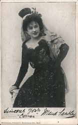 Maud Lankey (?) Actresses Postcard Postcard Postcard