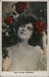 Miss Gaynor Rowlands Actresses Postcard Postcard Postcard