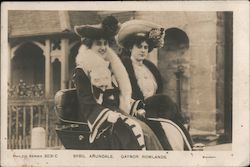 Sybil Arundale and Gaynor Rowlands Postcard