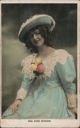 Miss Jessie Bateman Actresses Lallie Charles Postcard Postcard Postcard