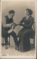 Miss Lilian Braithwaite & Mr C.M. Hallard Postcard