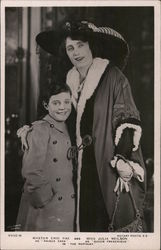 Master Eric Rae and Miss Julia Neilson in "The Popinjay" Postcard