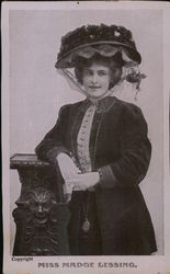 Miss Madge Lessing Postcard