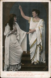 Miss Maud Jeffries and Mr. Wilson Barrett - "The Sign of the Cross" Actresses Postcard Postcard Postcard