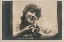 Miss Drina Verchesi Actresses Postcard Postcard Postcard