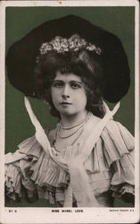 Miss Mabel Love Actresses Postcard Postcard Postcard