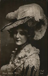 Miss Edna May Postcard