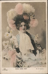 Miss Edna May Postcard