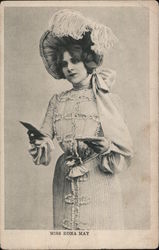 Miss Edna May Postcard