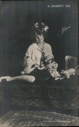 Ica von Lenkeffy Actresses Postcard Postcard Postcard