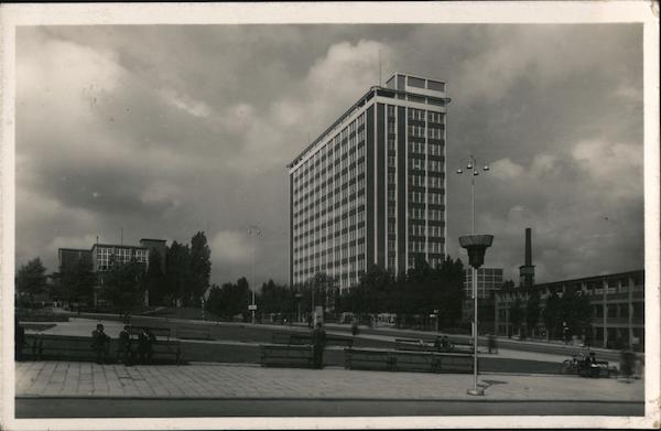 Buildings in downtown Prague Czech republic Postcard