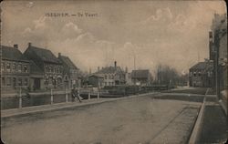 The Canal Izegem, Belgium Postcard Postcard Postcard