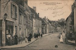 NOGENT-le-ROTROU (E.-et-L.) Rue Saint-Laurent Postcard