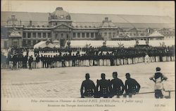 American Celebration in honor of Admiral Paul Jones (Paris, July 6, 1905) France Postcard Postcard Postcard