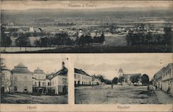 Views of Čimelice Postcard