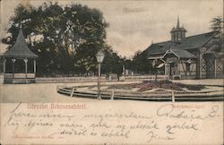 The Széchenyi Grove Udnozlet Bekessesabarol Szechenyi-liget Békéscsaba, Hungary Postcard Postcard Postcard