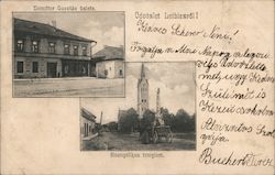 Evangelical Lutheran Church Ľubice, Slovakia Eastern Europe Postcard Postcard Postcard