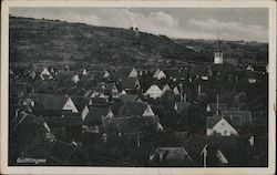 Bird's Eye View of Gültlingen Postcard