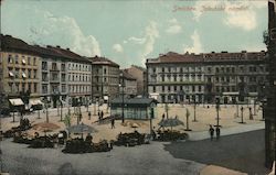 Smichov, Jakubske Namesti Postcard