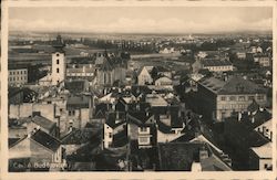 Panorama of České Budějovice Postcard