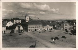 Town Square Holice, Czech Republic Eastern Europe Postcard Postcard Postcard