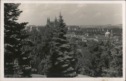 Hradčany Castle Prague, Czech Republic Eastern Europe Postcard Postcard Postcard