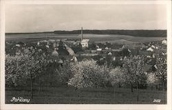 Panorama Poříčany Postcard