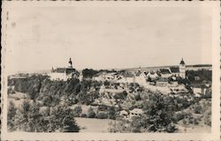 Panorama of "New Town on the Metuje" Postcard