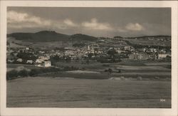 Panorama of Humpolec Postcard