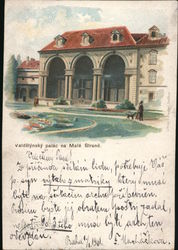 Color Picture Of The Valdstynsky Palace In Prague Czech Republic Eastern Europe Postcard Postcard Postcard