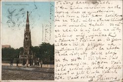 Francis I. Monument - Kranner Fountain Postcard