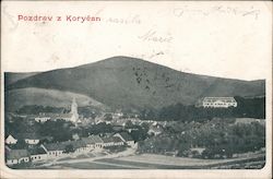 Posdrav z Koryean Czech Republic Eastern Europe Postcard Postcard Postcard