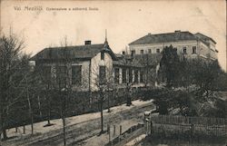 Grammar School and Vocational School Postcard