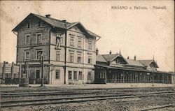 Rail Station Postcard