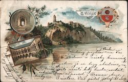 Castle Zvíkov Postcard