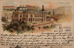 Kaiserbad, Imperial Spa, Karlsbad Postcard