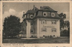 Franzensbad, Feuerwehr-Kurhaus Germany Postcard Postcard Postcard