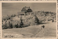 Weberbergbaude Postcard