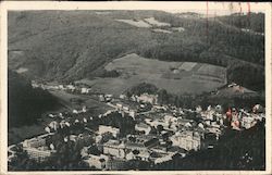 Trencianske Teplice Panorama Czech Republic Eastern Europe Postcard Postcard Postcard