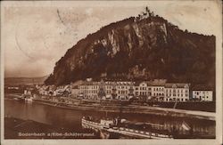 Elbe River - Shepherd's Wall, Bodenbach Děčín, Czech Republic Eastern Europe Postcard Postcard Postcard