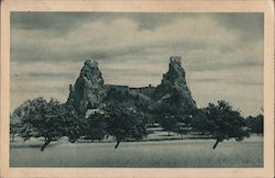 Trosky Castle Český Ráj, Czech Republic Eastern Europe Postcard Postcard Postcard